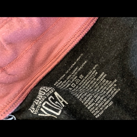 VS PINK LEGGINGS WITH PINK DECAL AND BAND - Picture 3 of 3